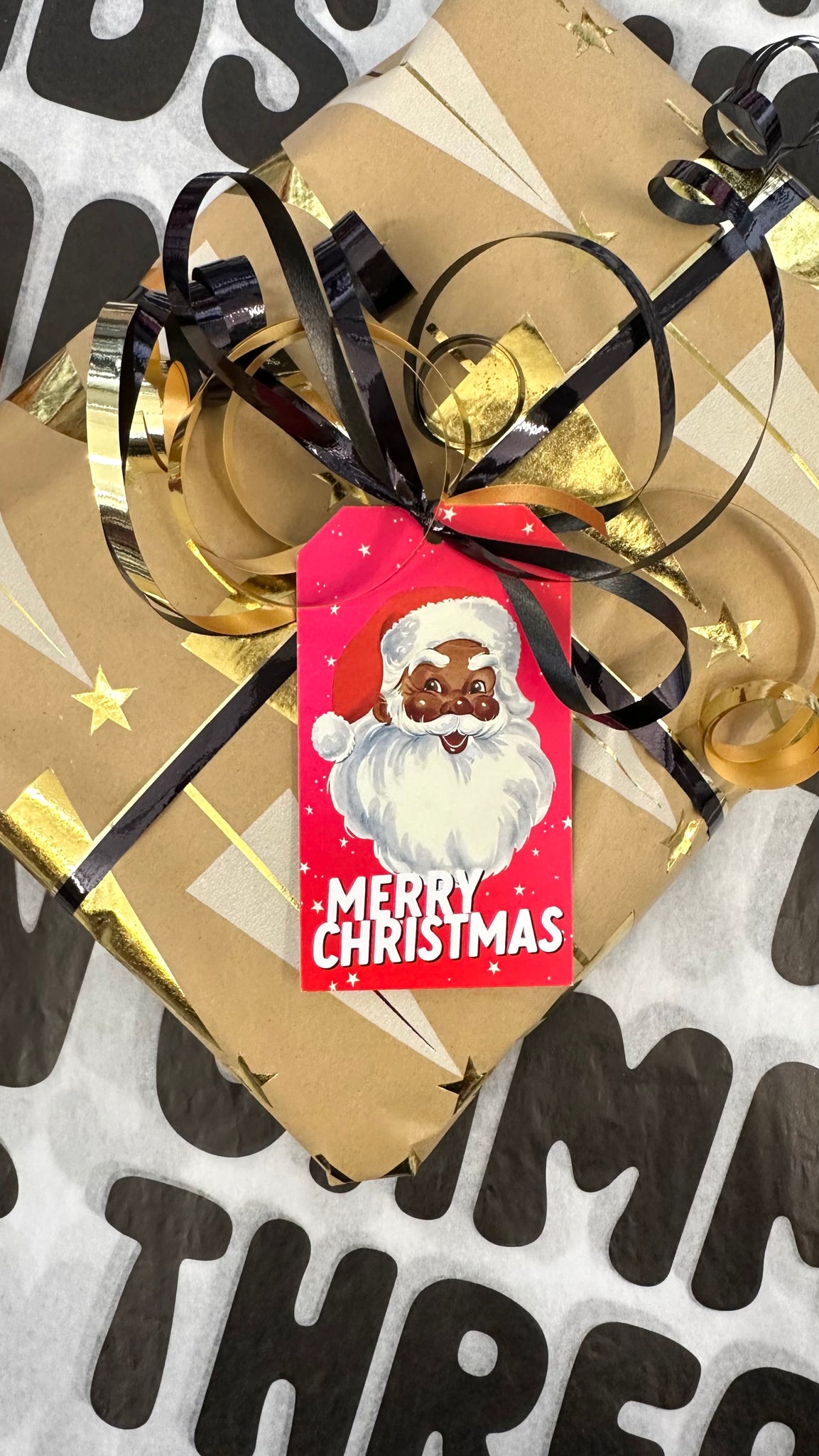 Merry Christmas gift tag x5