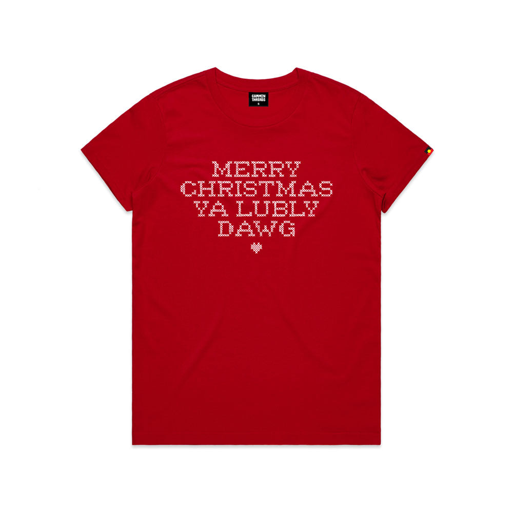 merry christmas tee PRE-ORDER red