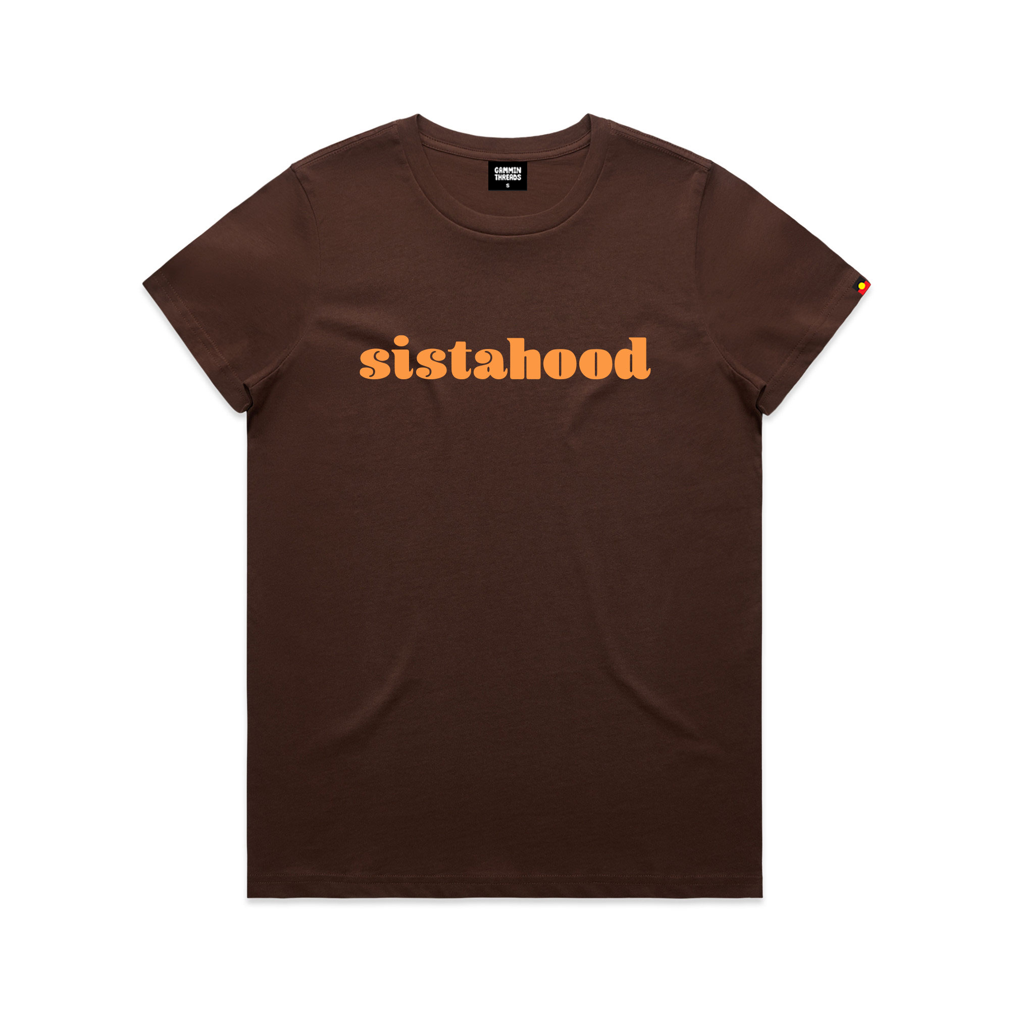 sistahood tee chestnut